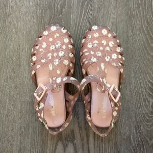 Mini Melissa Floral Jelly Sandals
